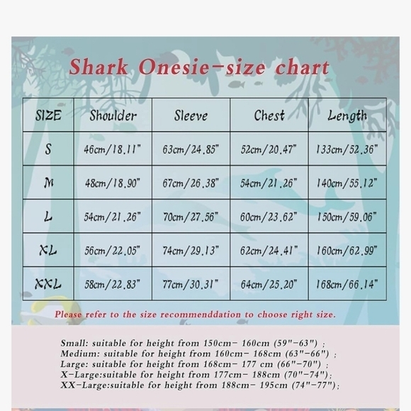 Blue Shark Onesie Size M - Picture 10 of 10